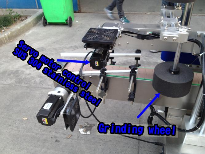 Landshaft kichik shishani etiketlash mashinasi / avtomatik yorliqli aplikator mashinasi