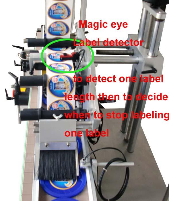 Poly Bag tekis sirt yorlig'i aplikatori Idoralar uchun tayyorlangan yopishqoq stiker