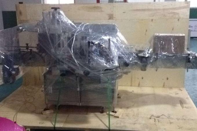 Dumaloq shisha uchun alyuminiy qotishma Opp Vial etiketlash mashinasi, sanoat yorliqlash mashinasi