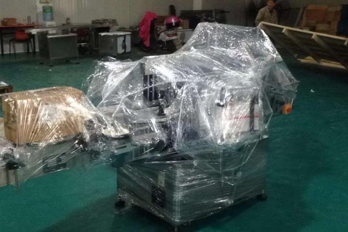 Dumaloq shisha uchun alyuminiy qotishma Opp Vial etiketlash mashinasi, sanoat yorliqlash mashinasi