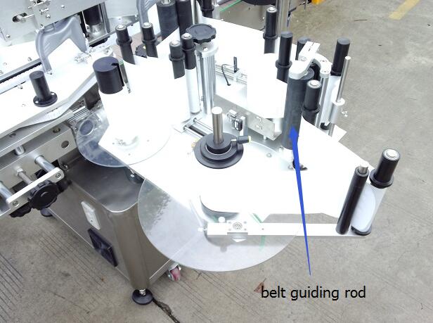 Ob'ektni aniqlash sehrli ko'z avtomatik ravishda ikki tomonli stikerni burish moslamasi bilan etiketlash mashinasi