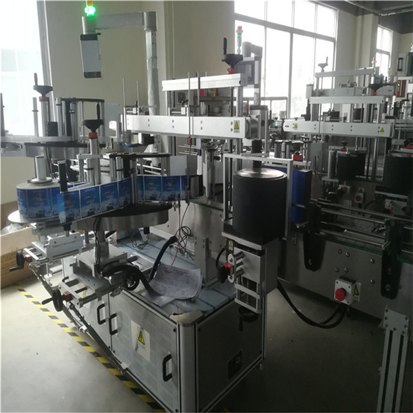 Plastik chorva butilkasi uchun shishani etiketkali aplikator mashinasi uchun o'z-o'zidan yopishtiruvchi yorliqlash mashinasi