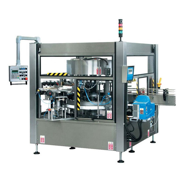 Idoralar to'liq avtomatik shisha qanotli aylanadigan stiker yorlig'i mashinasi