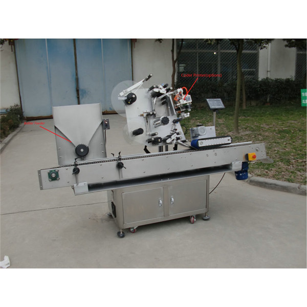 Intellektual boshqaruv Avtomatik shisha idishni etiketlash mashinasi