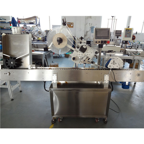 Mini shisha uchun Plc Control Economy avtomatik flakon gorizontal etiketlash mashinasi