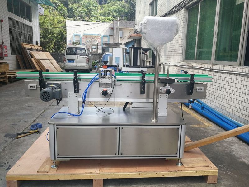 Dumaloq shisha / konteyner / kavanoz uchun Xitoy yo'naltirilgan o'rash atrofidagi yorliqlash tizimi