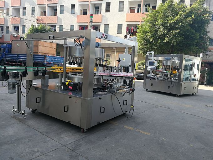 Rotary labeler old va orqa / Bo'yin va old tezlik 15000B / H Idoralar sertifikati